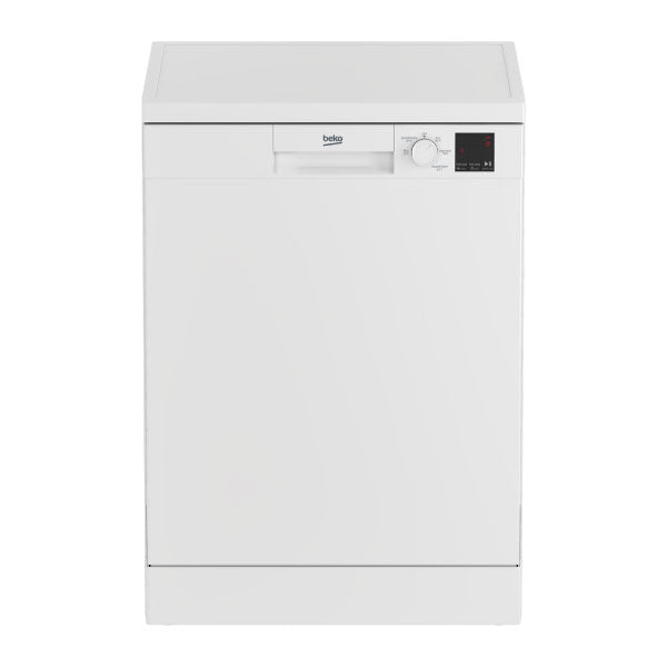 Beko DVN05C20W Full Size Dishwasher - White - 13 Place Settings