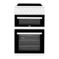 Beko EDVC503W 50cm Double Oven Electric Cooker