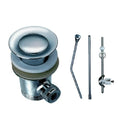 Hipkin Lever Operated Chrome Pop Up Basin Waste