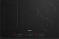 Blomberg MIX55487N 78cm Induction Hob - Ceramic Black