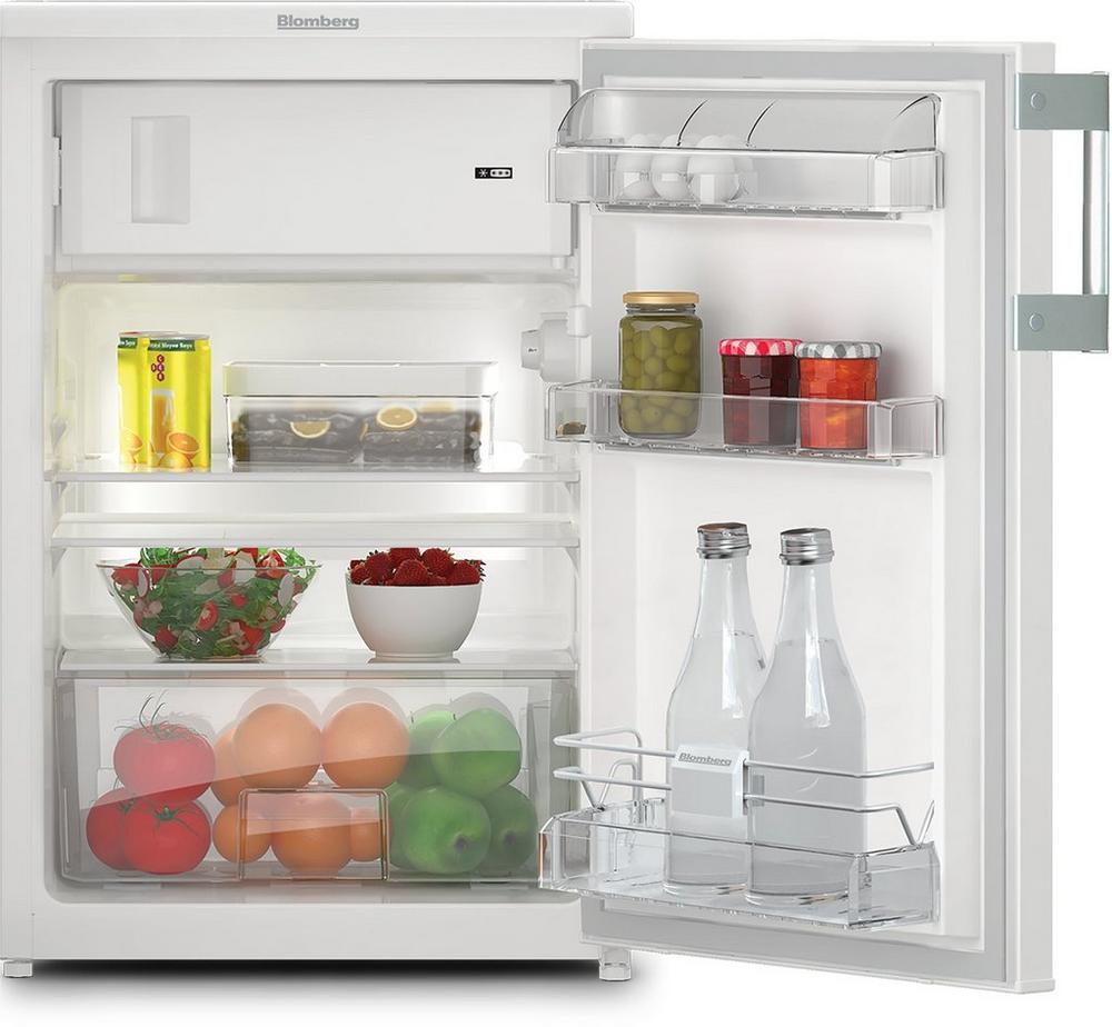 Blomberg TSM1544P Freestanding 55cm Under Counter Fridge with Ice Box in White