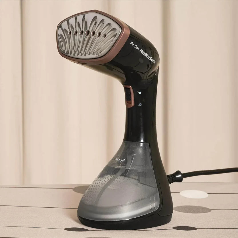 Hamilton Beach HB016  ProCare Handheld Garment Steamer - Black & Bronze