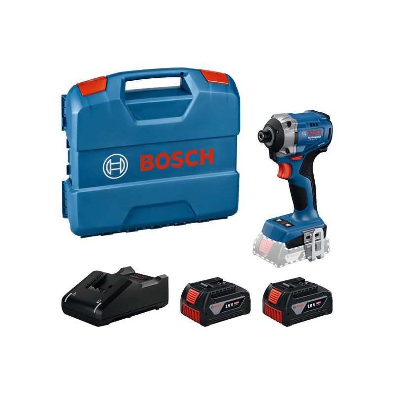 Bosch GDR18V-215 18V Brushless Impact Driver With 2 x 5.0Ah Batteries