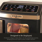 Hamilton Beach Professional HBPA25BK  DualStack 14.5L Air Fryer Oven - Black & Brushed Brass