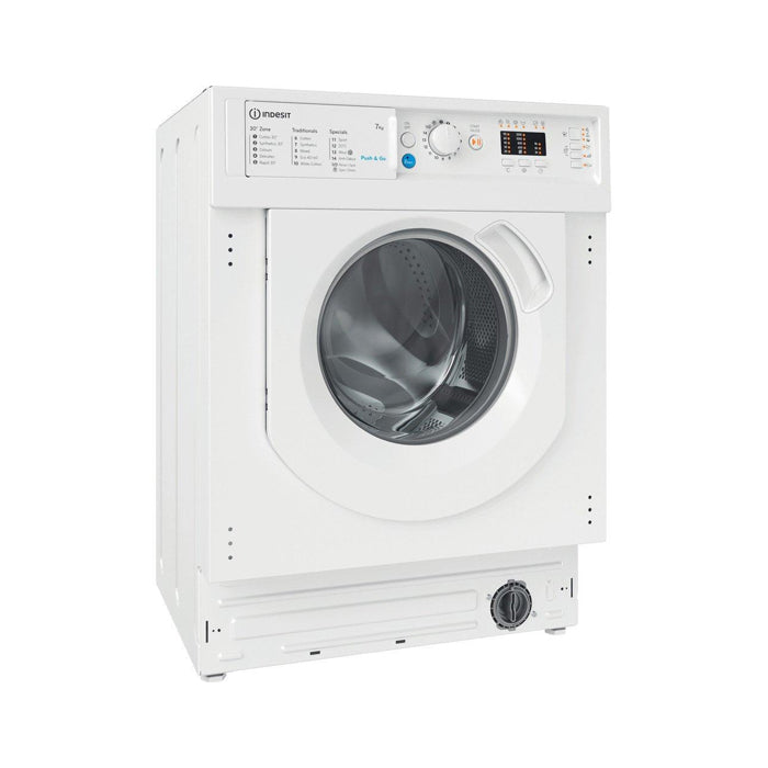 Indesit BIWMIL71252UKN 7kg 1200 Spin Integrated Washing Machine - White