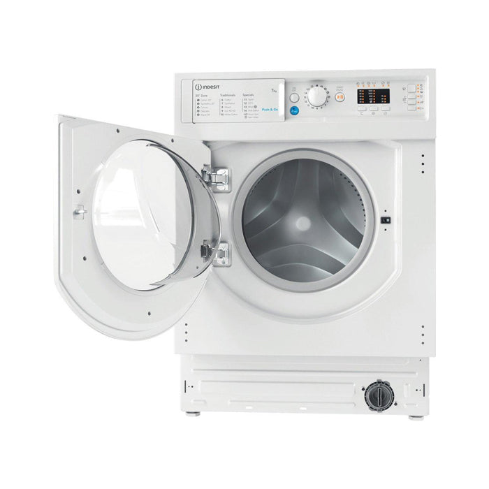 Indesit BIWMIL71252UKN 7kg 1200 Spin Integrated Washing Machine - White