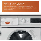 Hotpoint BIWDHG961485 9kg/6kg 1400 Spin Integrated Washer Dryer - White