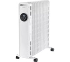 Igenix IG2626 2.5Kw Digital Oil Filled Radiator With 24 Hour Timer- White