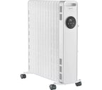 Igenix IG2626 2.5Kw Digital Oil Filled Radiator With 24 Hour Timer- White