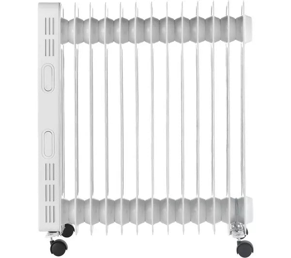 Igenix IG2626 2.5Kw Digital Oil Filled Radiator With 24 Hour Timer- White