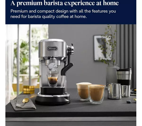 Delonghi  Dedica Maestro Plus EC950.M Coffee Machine - Silver
