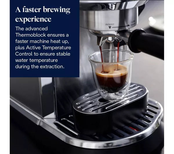 Delonghi  Dedica Maestro Plus EC950.M Coffee Machine - Silver
