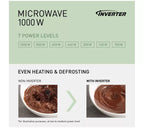 Panasonic NN-SD37QSBPQ  1000W Standard Microwave - Grey