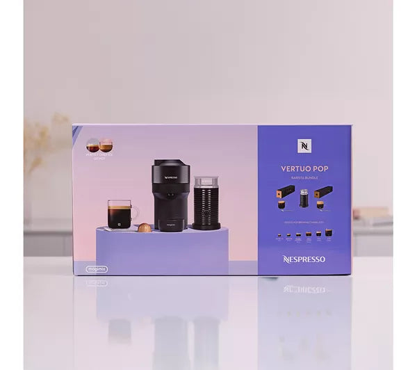 Delonghi ENV90.BAE  Vertuo Pop Barista Bundle Coffee Machine - Black