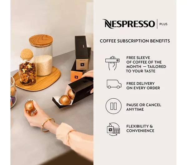 Delonghi ENV90.BAE  Vertuo Pop Barista Bundle Coffee Machine - Black