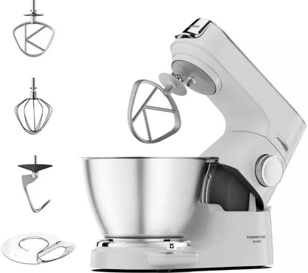 Kenwood Titanium Chef Baker KVC65.001WH Stand Mixer - White