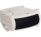 Igenix IGHF01914W 2kW Upright/Flat Fan Heater White
