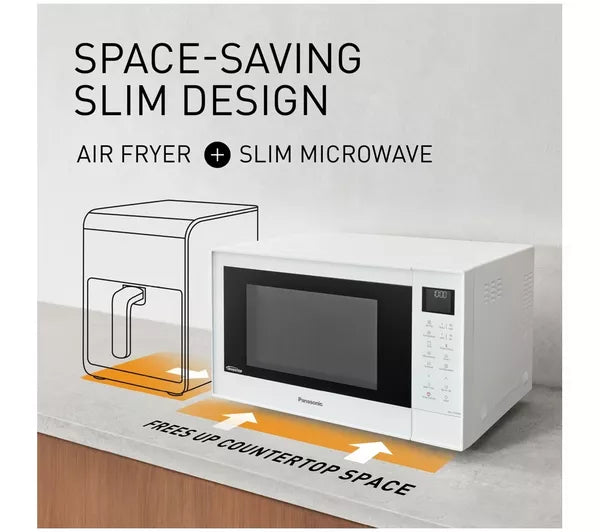 Panasonic NN-CT55RWBPQ 1000w Airfry Combo Microwave  - White