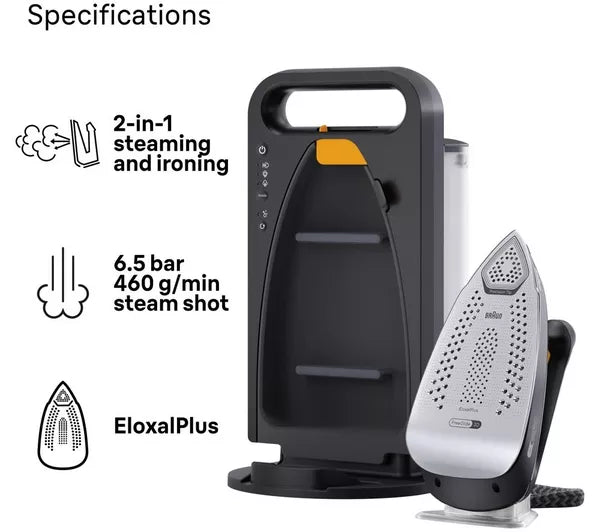 BRAUN UpStyle 2 IS2755 Steam Generator Iron - Black