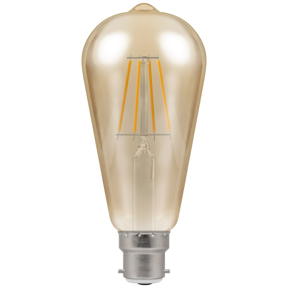 7.5W BC Dimmable Antique Squirrel Cage Lamp Bulb