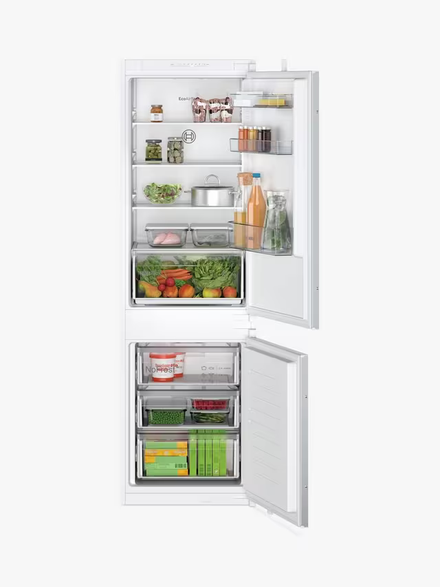 Bosch KIN86NSE0G 54.1cm 60/40 Integrated Frost Free Fridge Freezer
