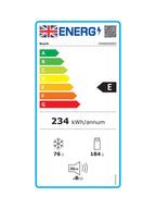 Bosch KIN86NSE0G 54.1cm 60/40 Integrated Frost Free Fridge Freezer
