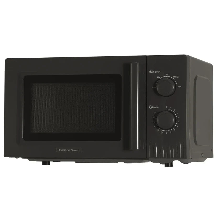 Hamilton Beech HBMX20CH MIAMI 800Watts Microwave 20 litres Manual Control Charcoal Grey