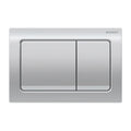 Geberit Alpha01 actuator plate for dual flush square bright - Chrome