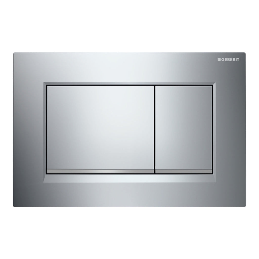 Geberit Sigma30 Actuator Dual Flush Plate - White