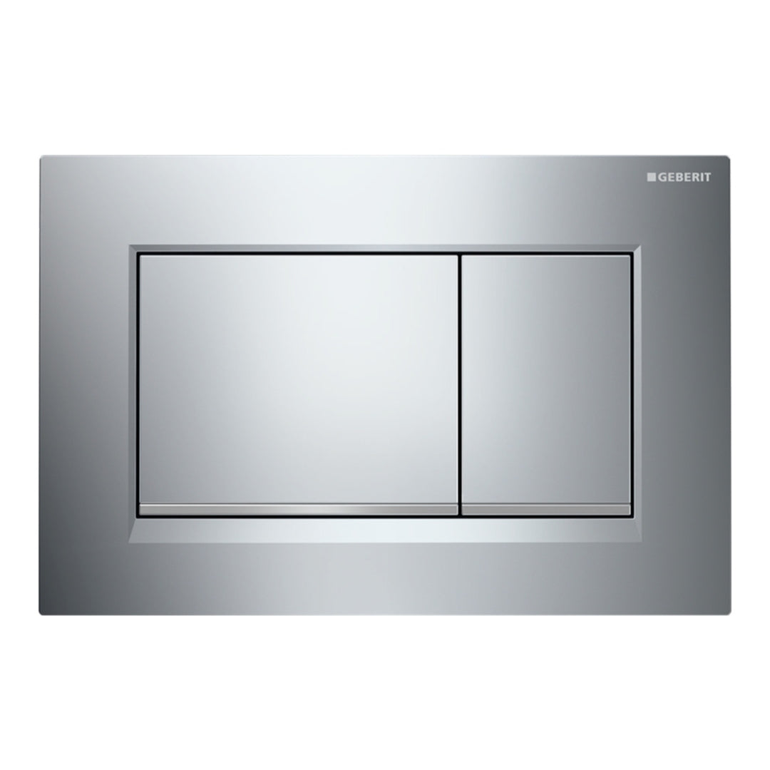 Geberit Sigma30 Actuator Dual Flush Plate - White