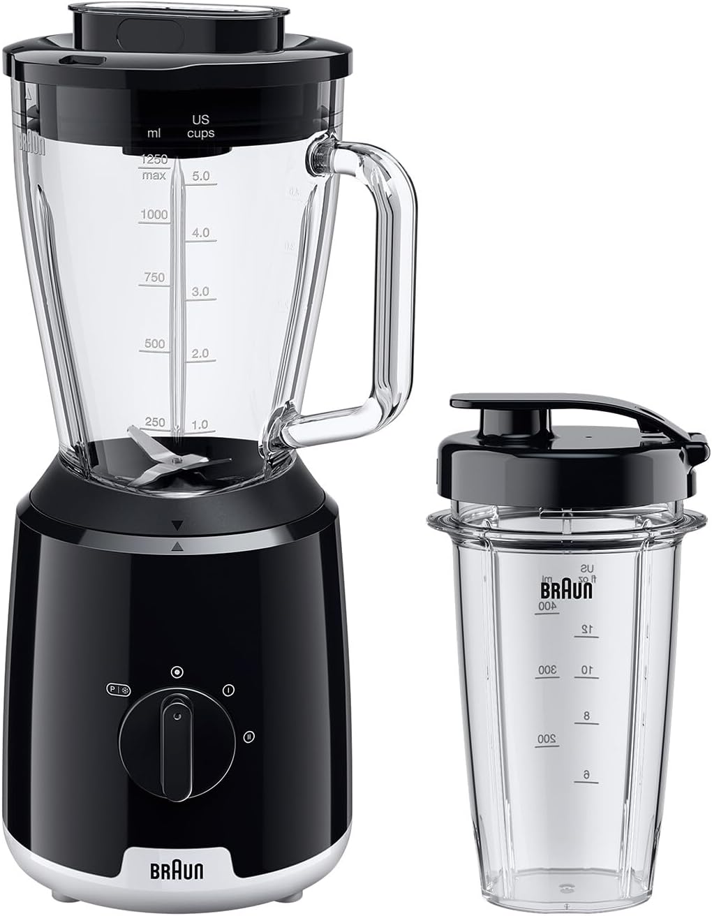Braun JB1051BK 600W 1.5L PowerBlend 1 Jug Blender Black
