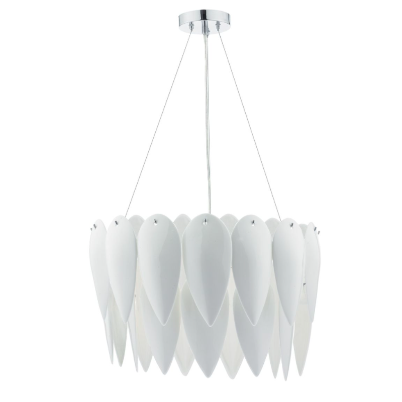 Ceramic Petal Ceiling Pendant