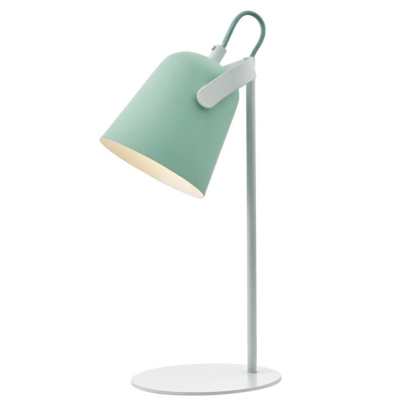Effie Pale Green and White Desk Lamp