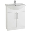 Kartell Encore 65cm Cabinet With Semi-Recessed 1 Tap Hole Basin Set