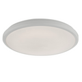 Emmett Flush Acrylic White Ceiling Light (Suitable for Bathrooms)