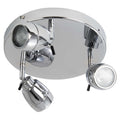 Triple Spotlight Plate Chrome (Suitable for Bathrooms)
