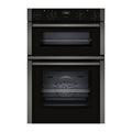 Neff U1ACE2AG3B 59.4cm Built In Electric Double Oven - Graphite Grey