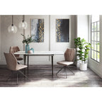Verdi Gloss Ceramic Extending Dining Table - 120-180cm