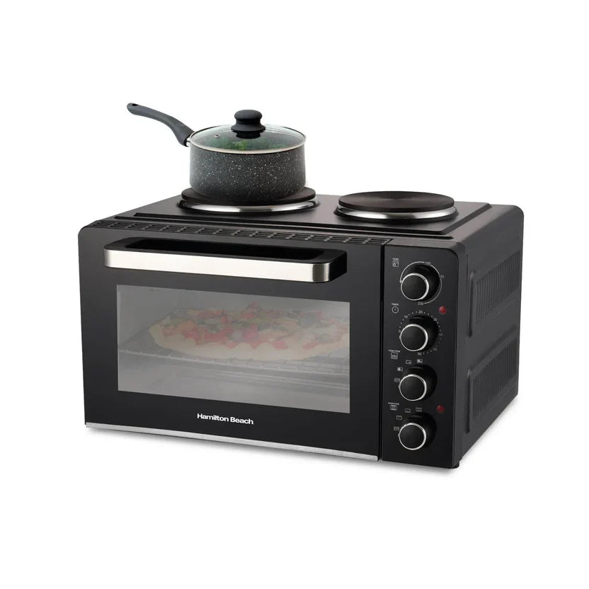 Hamilton Beach HB28HDB  28L Mini Oven with Double Hotplate