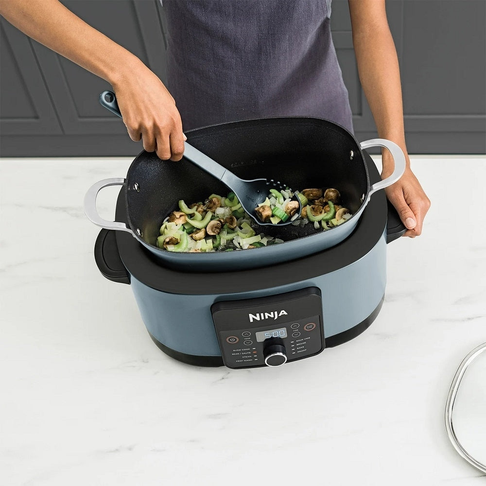 Ninja Foodi MC1001UK 8-in-1 PossibleCooker Slow Cooker & Multi-Cooker Sea- Salt Grey