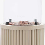 Pacific <br> Cosipillar Tube Outdoor Heater Sandy Beige