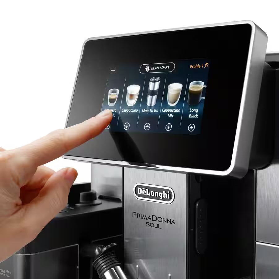 DeLonghi PrimaDonna Soul ECAM610.75.MB Wi-Fi Connected Bean to Cup Coffee Machine