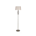 Jenna Twisted Base Antique Brass Floor Lamp