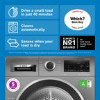 Bosch Series 6 WQG245R2GB 9Kg Heat Pump Tumble Dryer - Graphite