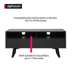 Carbon 1200 <br> TV Stand <br> Grey
