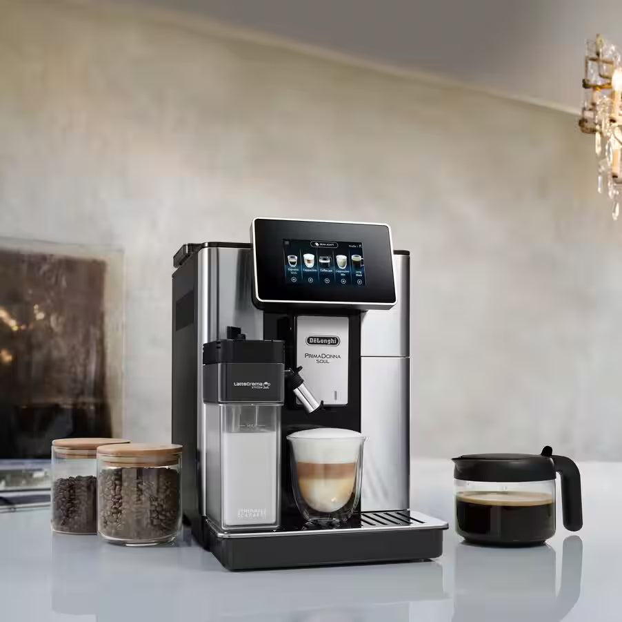 DeLonghi PrimaDonna Soul ECAM610.75.MB Wi-Fi Connected Bean to Cup Coffee Machine
