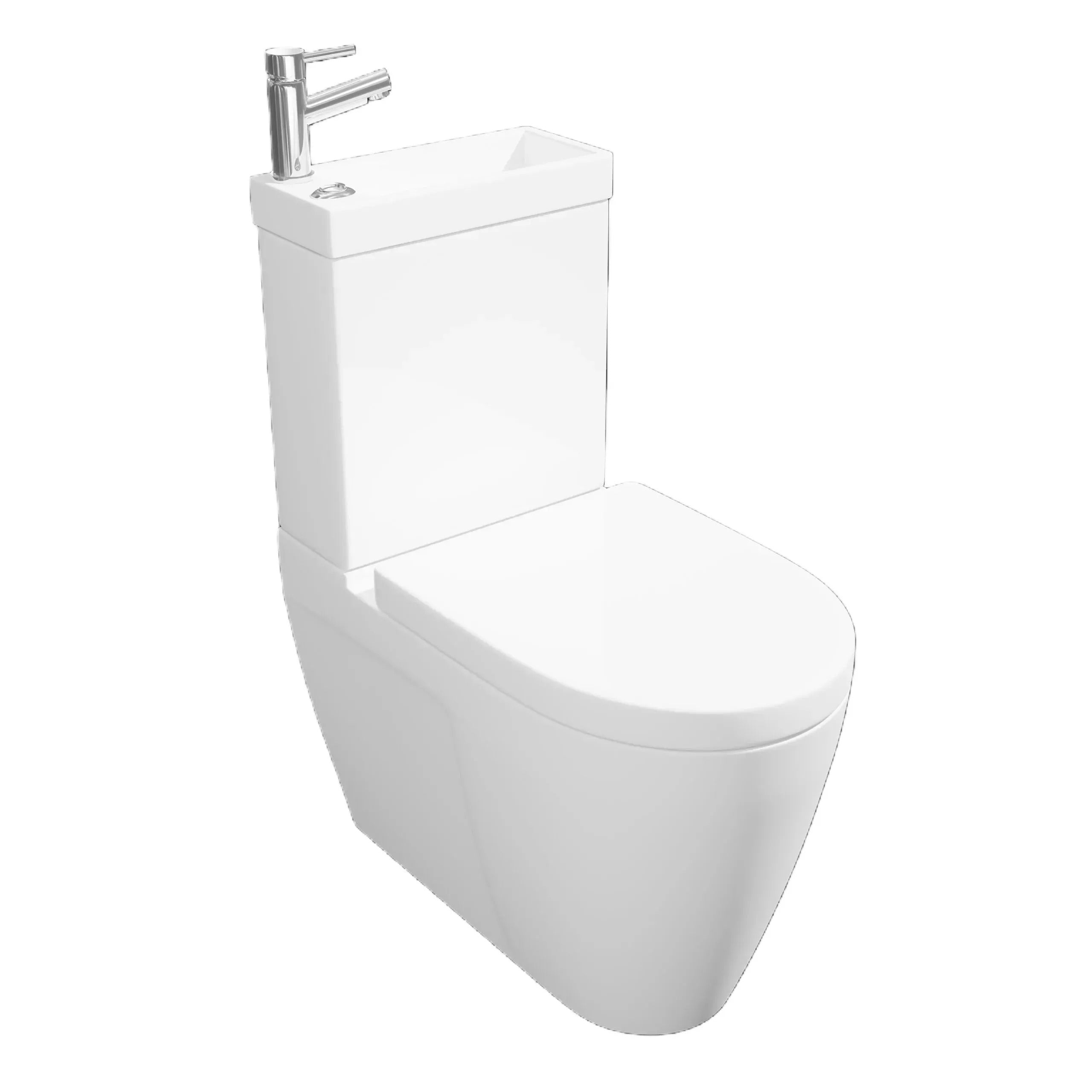 Kartell Combi 2-in-1 WC and Basin - White