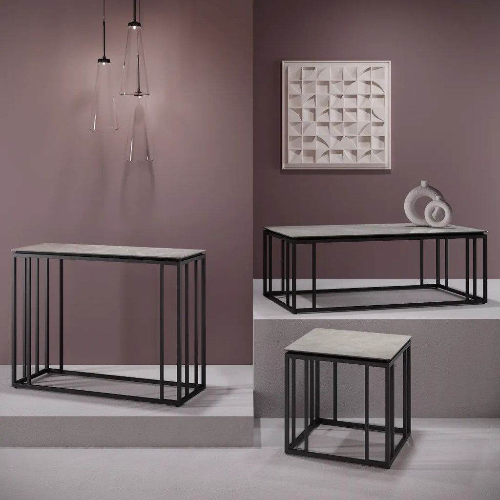 Capri Grey Ceramic Coffee Table