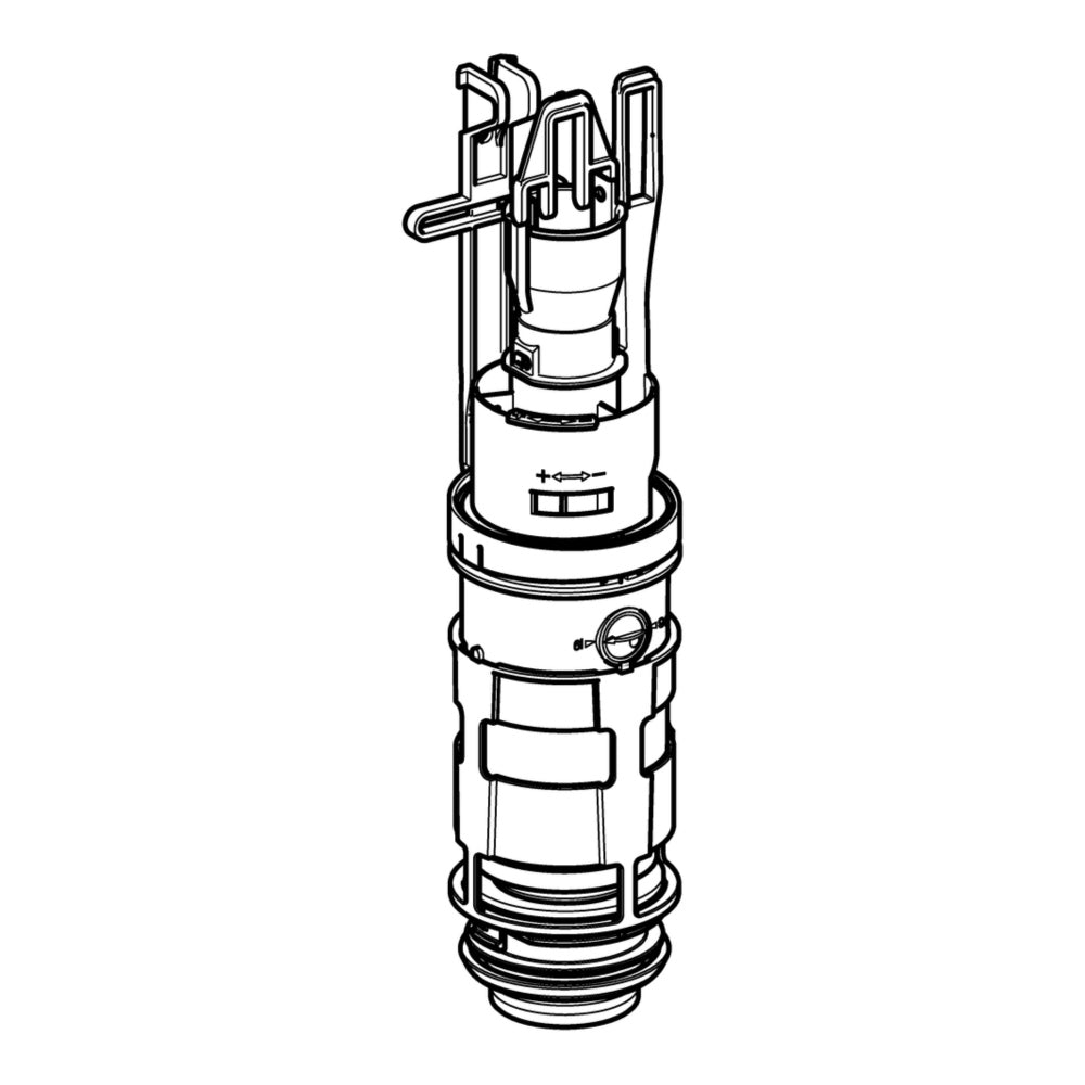 Geberit Kappa15 Dual Flush Valve With Basket