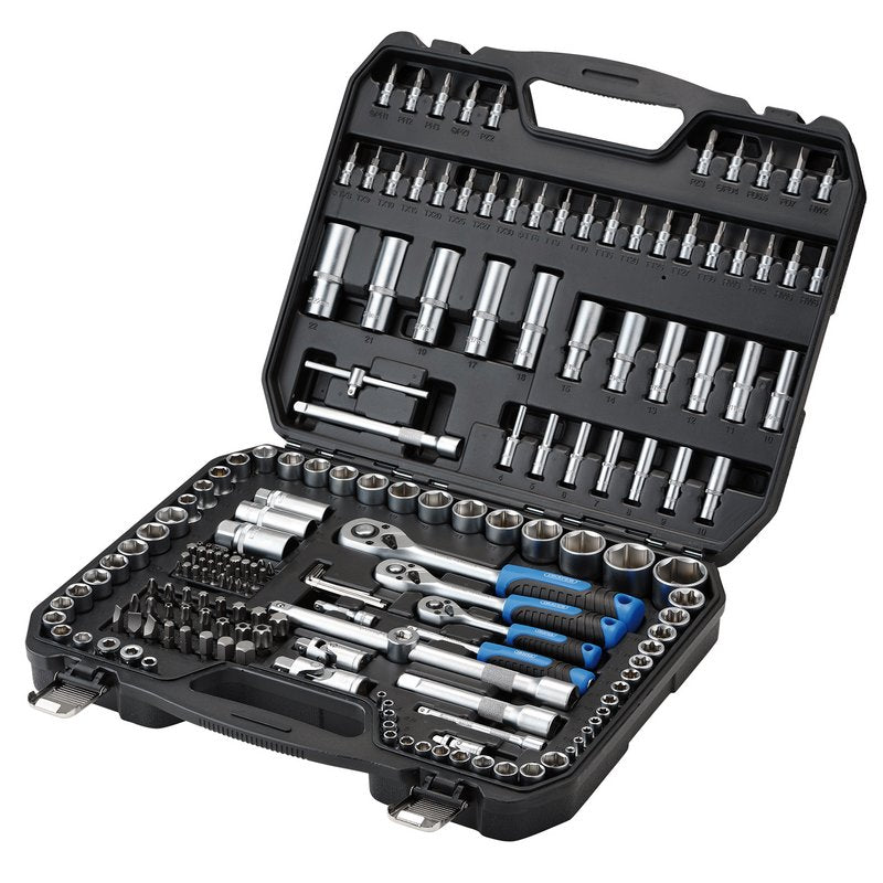 Draper 188 pce HI-TORQ Metric Socket and Bit Set 1/4" - 3/8" and 1/2" Drive